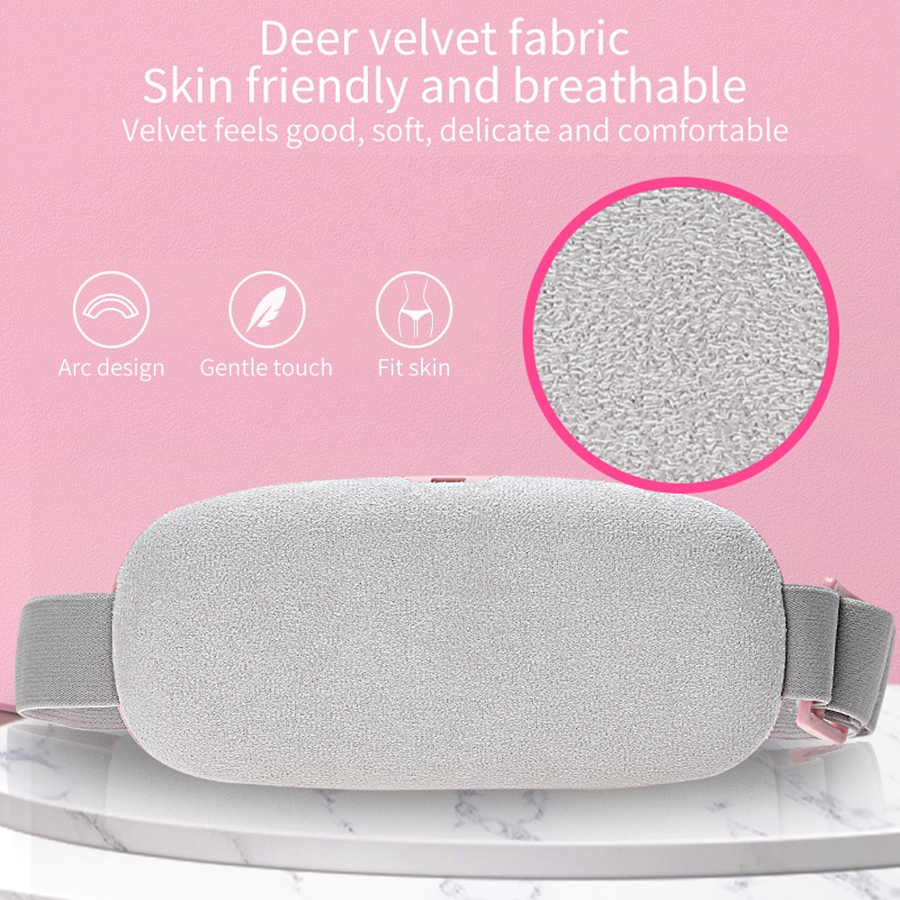 Electric Heating Menstrual Vibration Pad Belt For Period Pain Relief