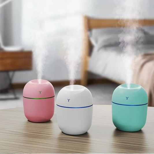 🎁 Portable Ultrasonic Humidifier USB Aroma Essential Oil Diffuser LED (100% off)